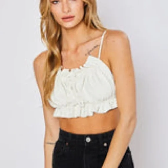 Open Back Drawstring Top - Picture 2 of 4